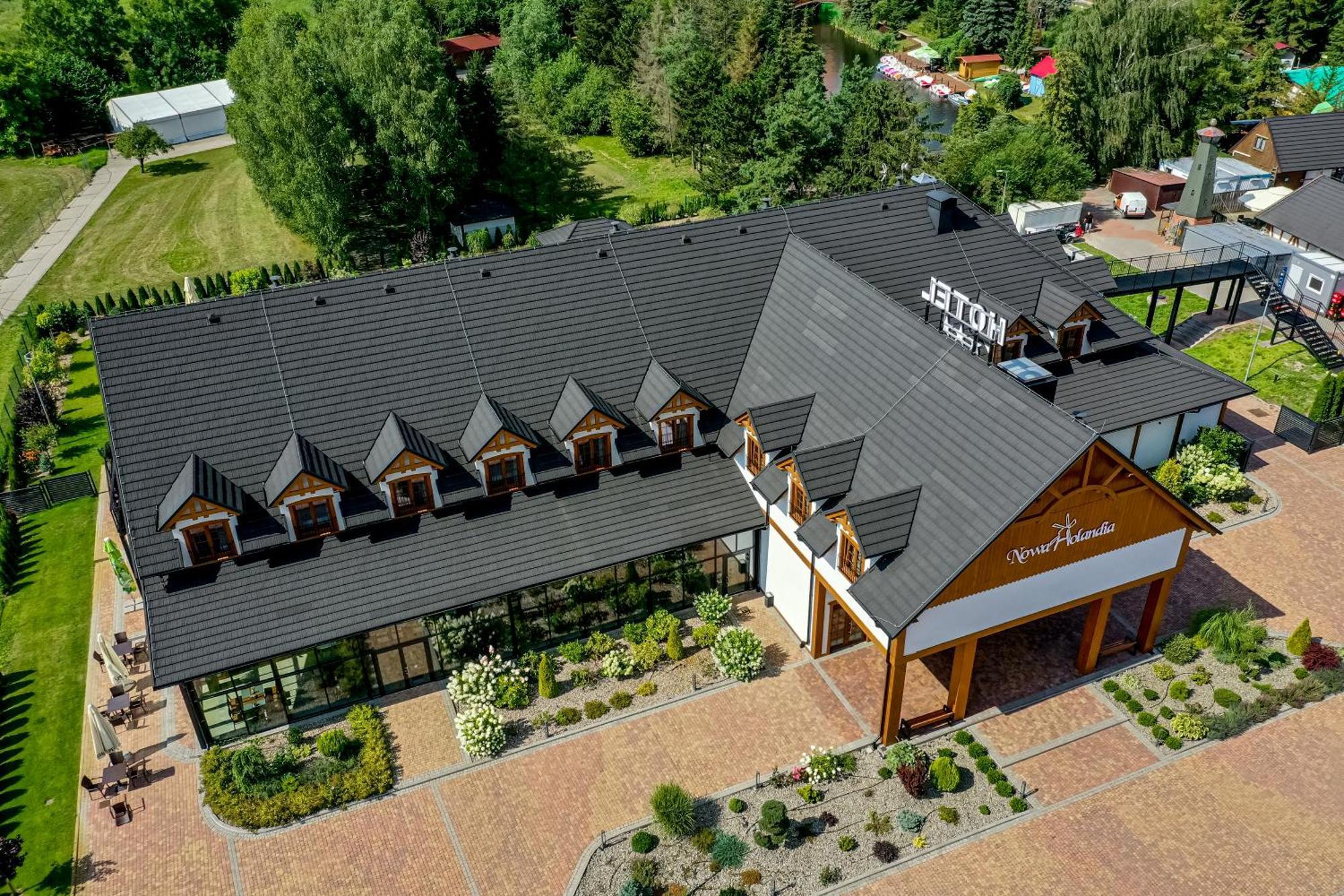 Hotel Nowa Holandia Elblag Buitenkant foto